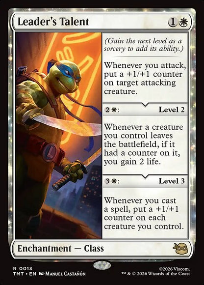 Leader's Talent // Teenage Mutant Ninja Turtles // TMT 13