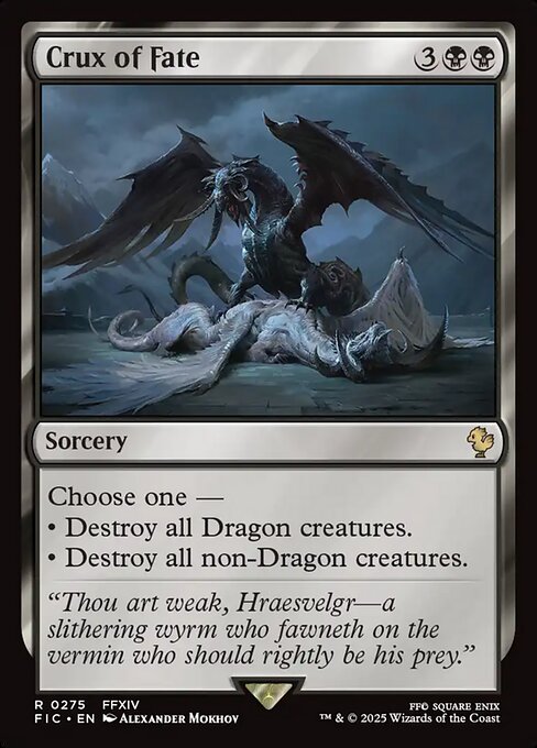 Crux of Fate // Final Fantasy Commander // FIC 275