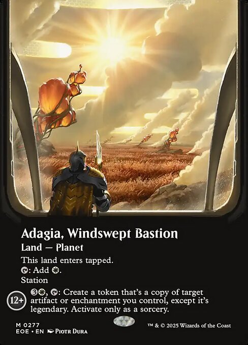Adagia, Windswept Bastion // Edge of Eternities // EOE 277