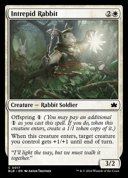 Intrepid Rabbit // Bloomburrow // BLB 17