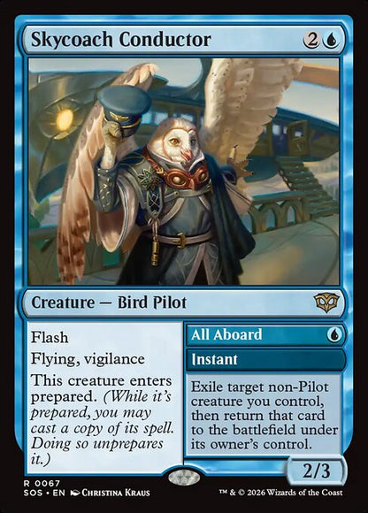 Skycoach Conductor // All Aboard // Secrets of Strixhaven // SOS 67