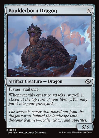 Boulderborn Dragon // Tarkir: Dragonstorm // TDM 239