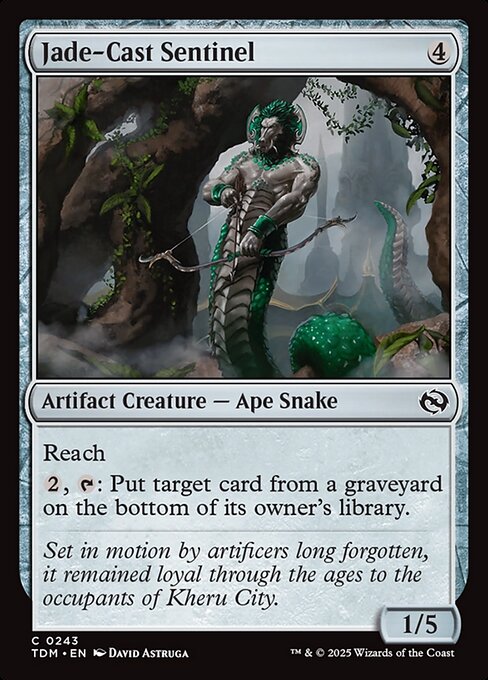 Jade-Cast Sentinel // Tarkir: Dragonstorm // TDM 243