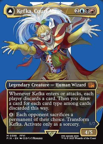 Kefka, Court Mage // Kefka, Ruler of Ruin // Final Fantasy // FIN 398