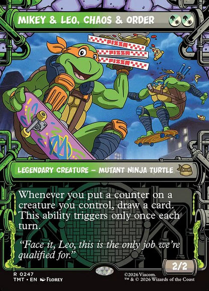 Mikey & Leo, Chaos & Order // MTG // TMT 247