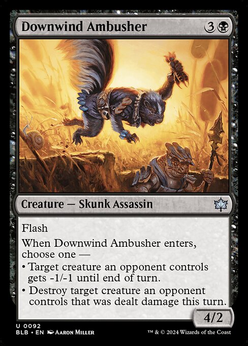 Downwind Ambusher // Bloomburrow // BLB 92
