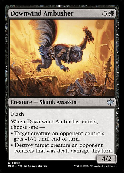 Downwind Ambusher // Bloomburrow // BLB 92