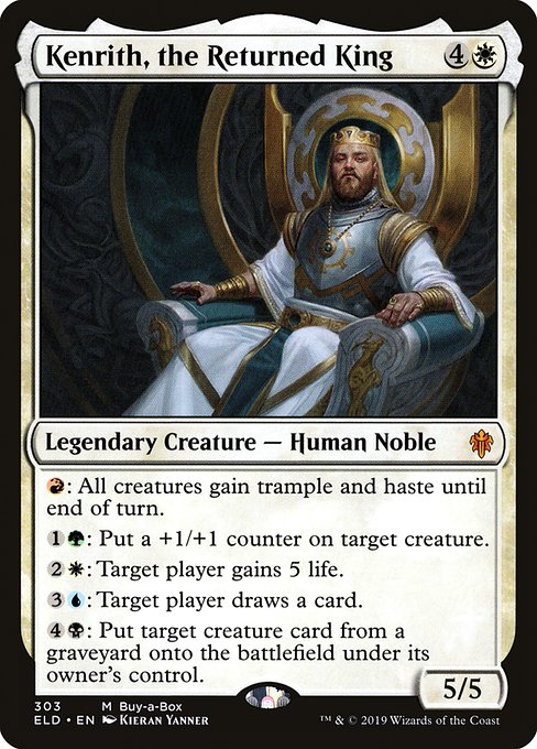 Kenrith, the Returned King // Throne of Eldraine // ELD 303