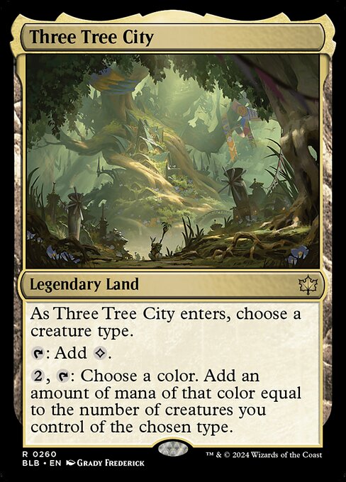 Three Tree City // Bloomburrow // BLB 260