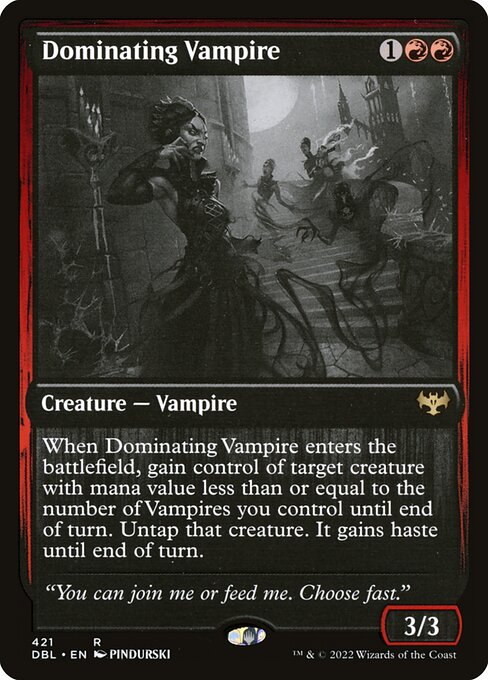Dominating Vampire // Innistrad: Double Feature // DBL 421