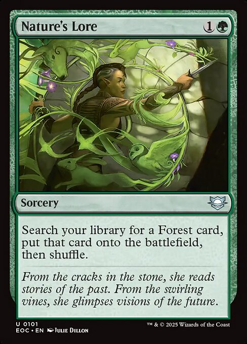 Nature's Lore // Edge of Eternities Commander // EOC 101