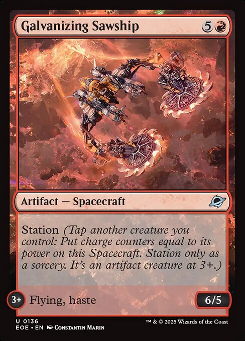 Galvanizing Sawship // Edge of Eternities // EOE 136