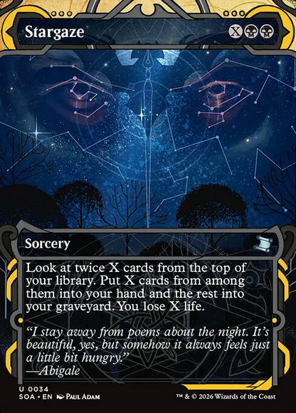 Stargaze // Secrets of Strixhaven Mystical Archive // SOA 34