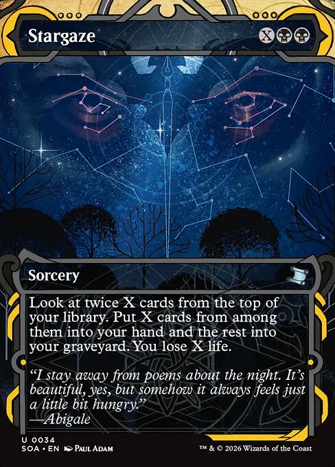 Stargaze // Secrets of Strixhaven Mystical Archive // SOA 34
