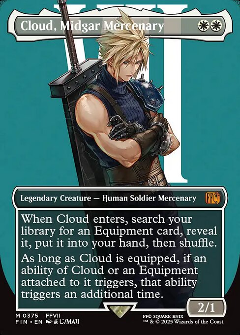 Cloud, Midgar Mercenary // Final Fantasy // FIN 375