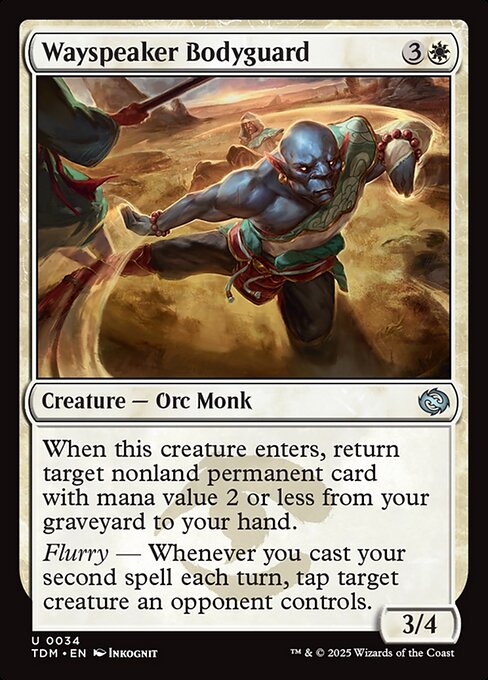 Wayspeaker Bodyguard // Tarkir: Dragonstorm // TDM 34