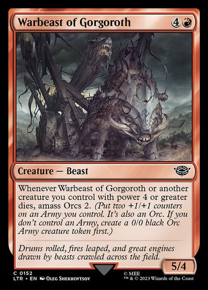 Warbeast of Gorgoroth // The Lord of the Rings: Tales of Middle-earth // LTR 152