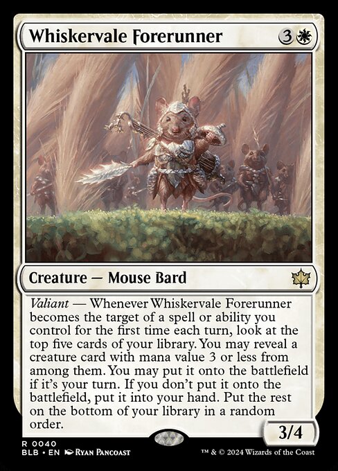 Whiskervale Forerunner // Bloomburrow // BLB 40
