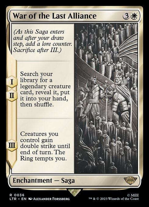 War of the Last Alliance // The Lord of the Rings: Tales of Middle-earth // LTR 36