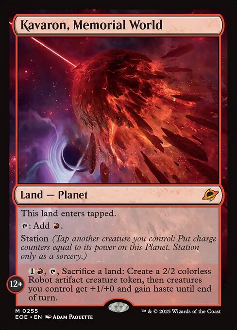 Kavaron, Memorial World // Edge of Eternities // EOE 255
