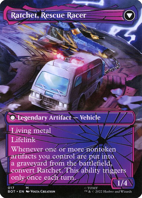Ratchet, Field Medic // Ratchet, Rescue Racer // Transformers // BOT 17