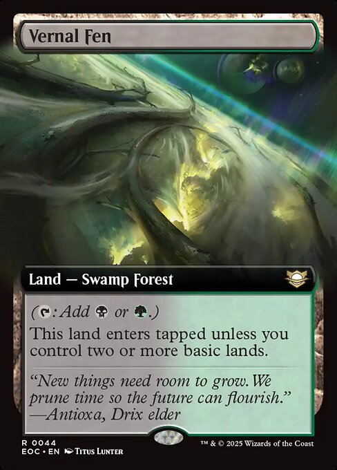 Vernal Fen // Edge of Eternities Commander // EOC 44