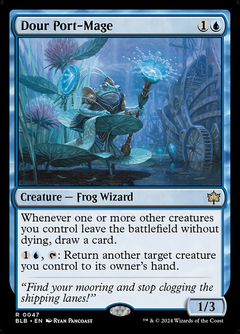 Dour Port-Mage // Bloomburrow // BLB 47