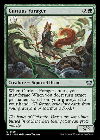 Curious Forager // Bloomburrow // BLB 169