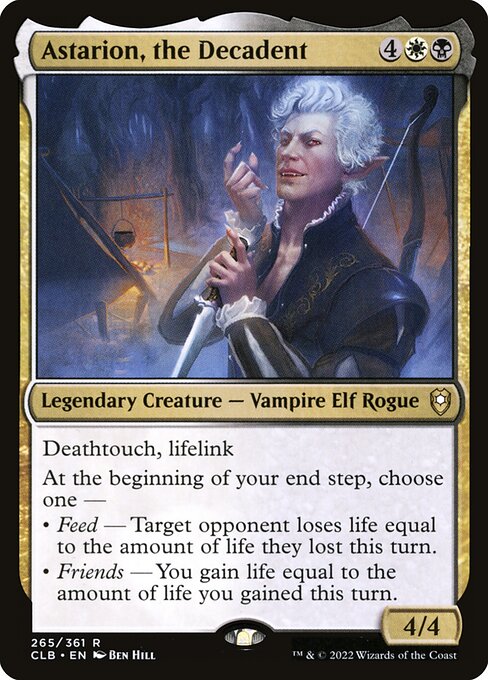 Astarion, the Decadent // Commander Legends: Battle for Baldur's Gate // CLB 265