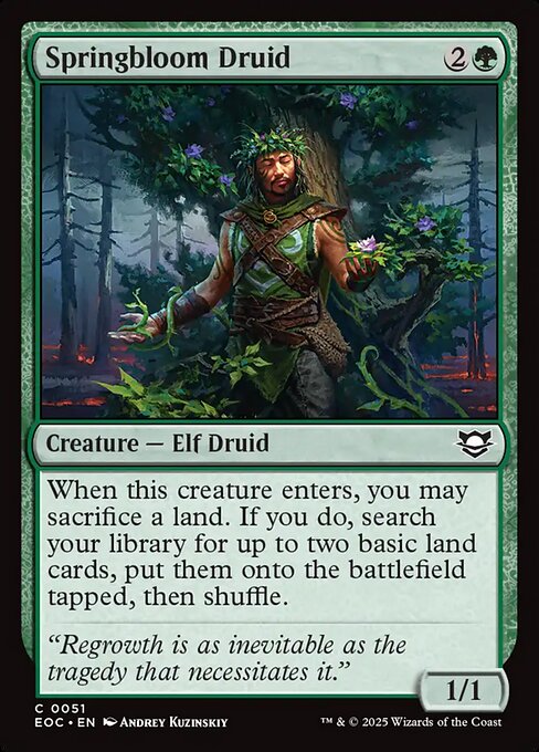 Springbloom Druid // Edge of Eternities Commander // EOC 51
