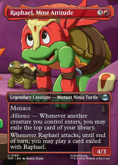 Raphael, Most Attitude // MTG // TMT 199