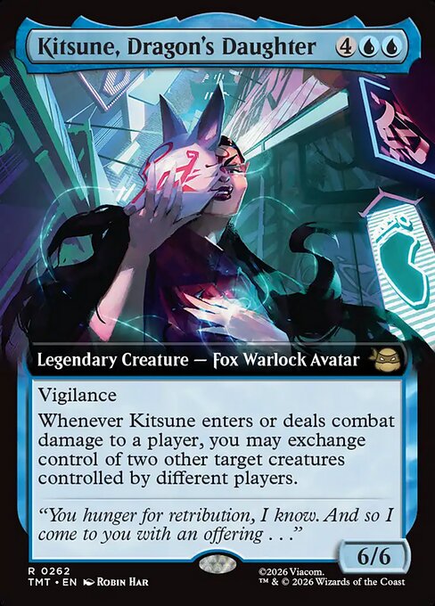 Kitsune, Dragon's Daughter // MTG // TMT 262