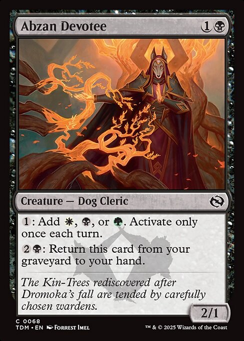 Abzan Devotee // Tarkir: Dragonstorm // TDM 68