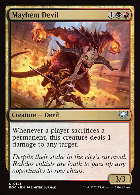 Mayhem Devil // Edge of Eternities Commander // EOC 121