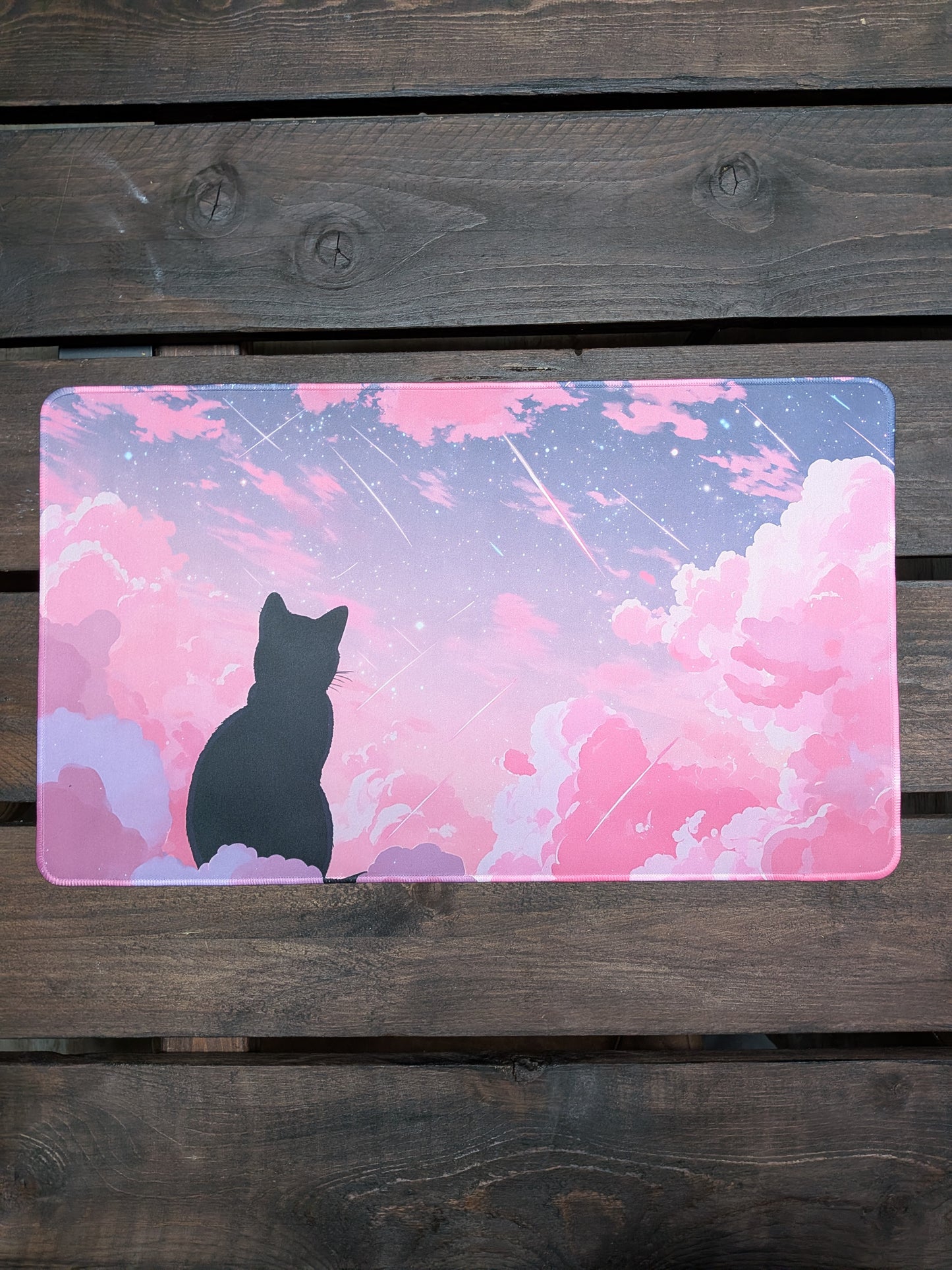 Cloud Kitty Playmat 60x45cm Stitched Edge