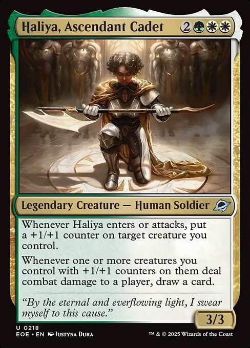 Haliya, Ascendant Cadet // Edge of Eternities // EOE 218