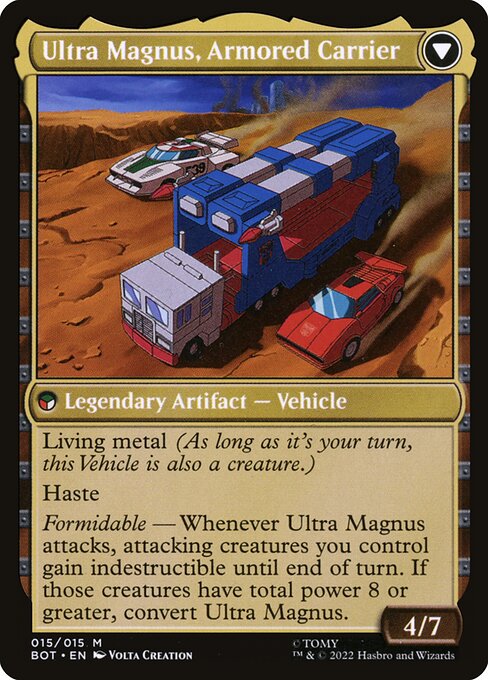 Ultra Magnus, Tactician // Ultra Magnus, Armored Carrier // Transformers // BOT 15
