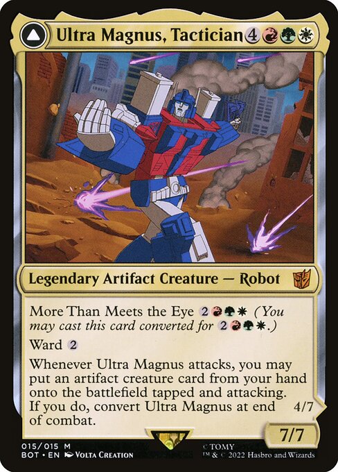 Ultra Magnus, Tactician // Ultra Magnus, Armored Carrier // Transformers // BOT 15