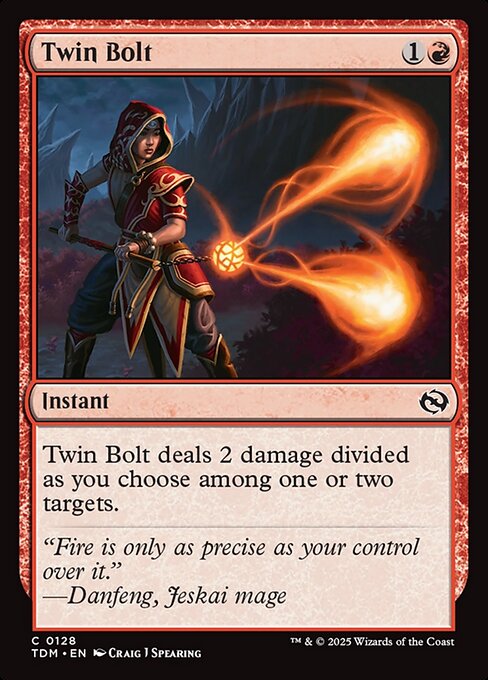 Twin Bolt // Tarkir: Dragonstorm // TDM 128