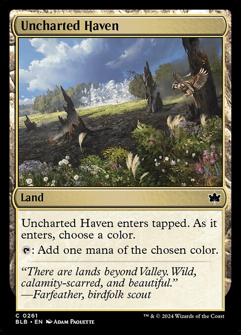 Uncharted Haven // Bloomburrow // BLB 261