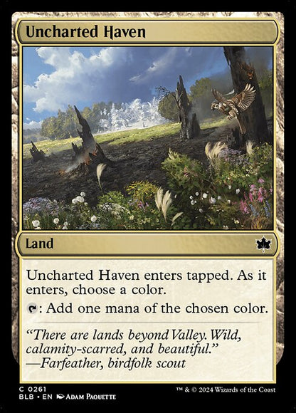 Uncharted Haven // Bloomburrow // BLB 261