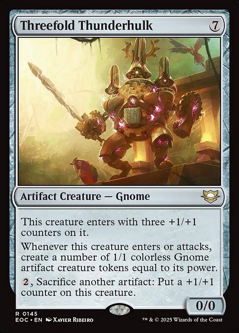 Threefold Thunderhulk // Edge of Eternities Commander // EOC 145