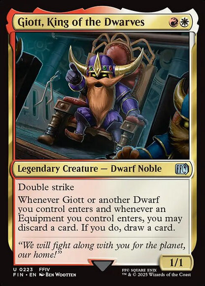 Giott, King of the Dwarves // Final Fantasy // FIN 223