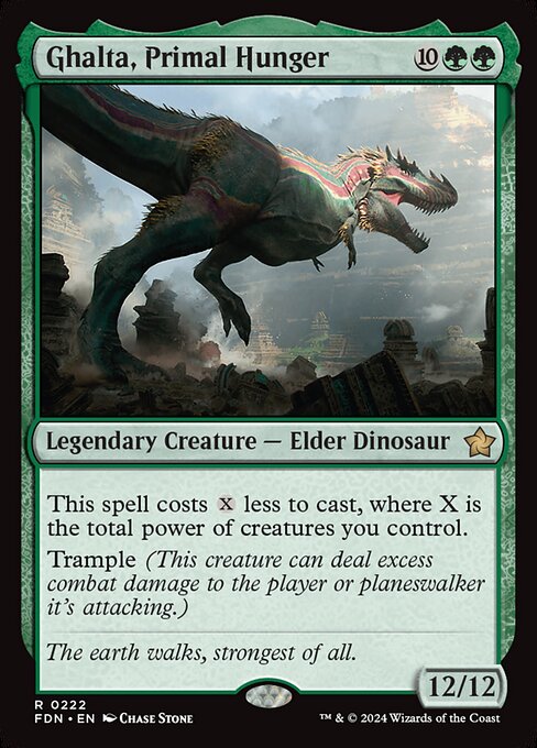 Ghalta, Primal Hunger // Foundations // FDN 222