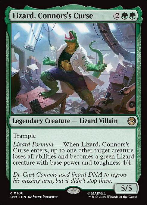 Lizard, Connors's Curse // Marvel's Spider-Man // SPM 106
