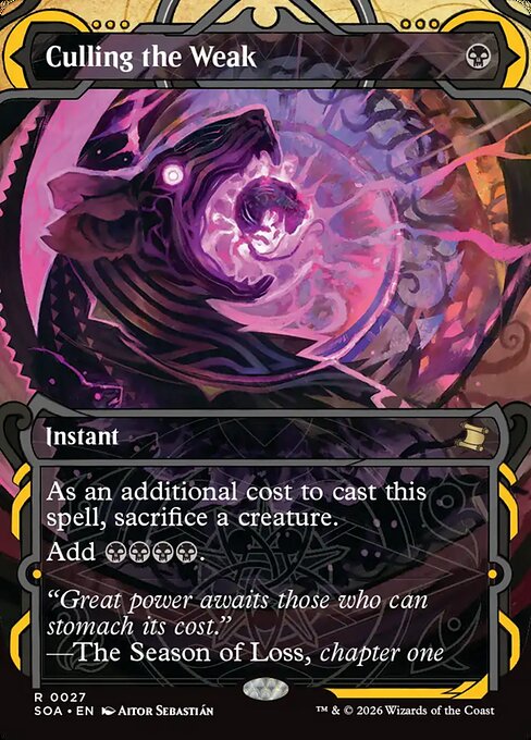 Culling the Weak // Secrets of Strixhaven Mystical Archive // SOA 27