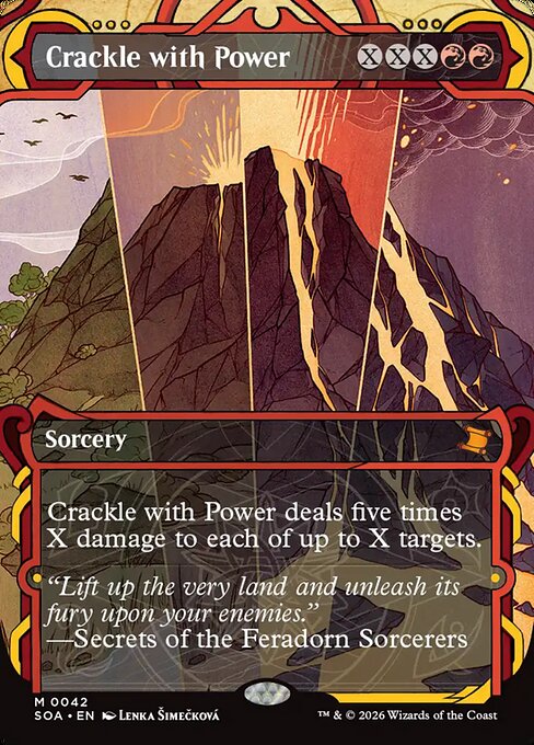 Crackle with Power // Secrets of Strixhaven Mystical Archive // SOA 42