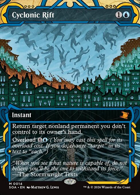 Cyclonic Rift // Secrets of Strixhaven Mystical Archive // SOA 14