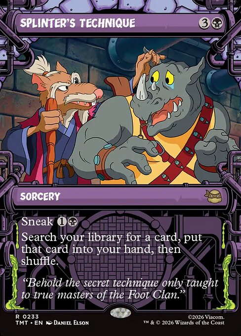 Splinter's Technique // MTG // TMT 233