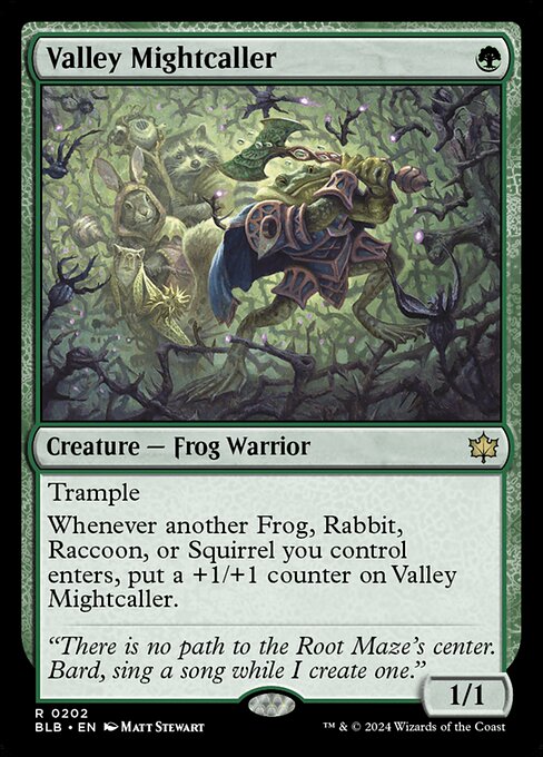 Valley Mightcaller // Bloomburrow // BLB 202
